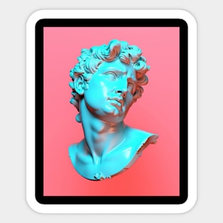 AESTHETIC & VAPORWAVE sculpture Sticker